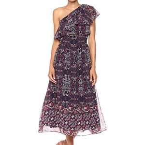 Vince Camuto One-Shoulder Midi-Dress - Size 2